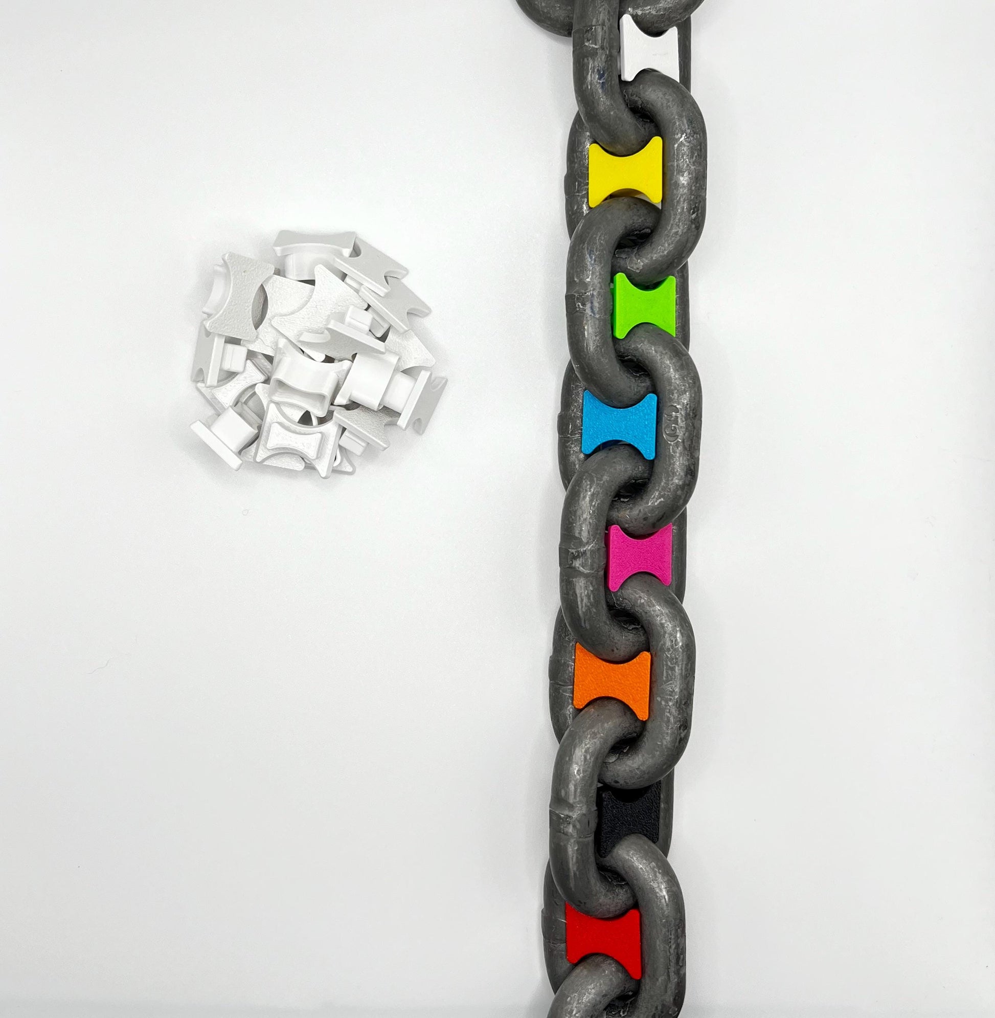 Bright BLUE Anchor Chain Markers - High-Visibility, Weather-Resistant, Easy Install Marine Accessories for Safe Boat Anchoring