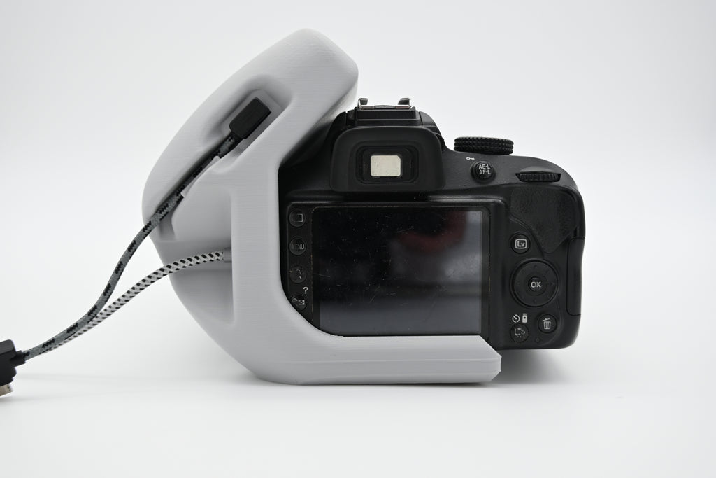 Nikon Camera with Mount and Ulefone Power Armor 13 - Includes Nikon Camera, Polycarbonate Mount, Smartphone, Custom Cable, Bolt, Washer, Allen Key